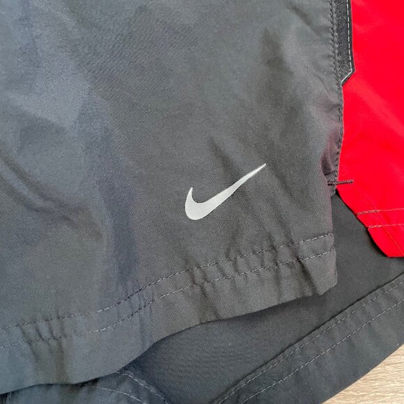 Nike Drifit Men's Gray and Red Shorts Size medium - Picture 2 of 7